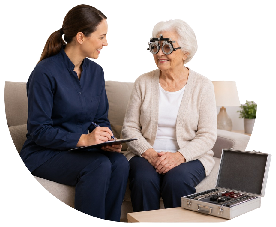Home eye test with HomeSight