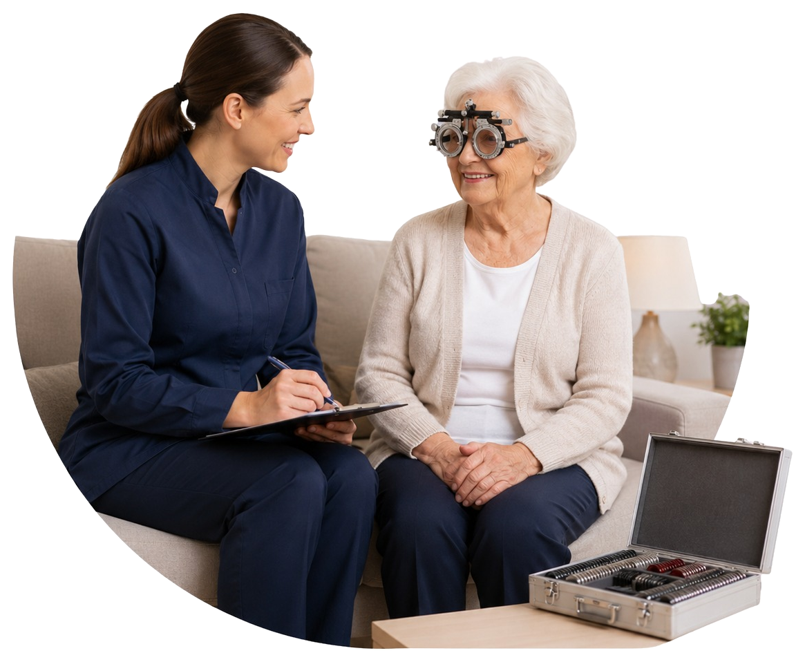 Home eye test with HomeSight
